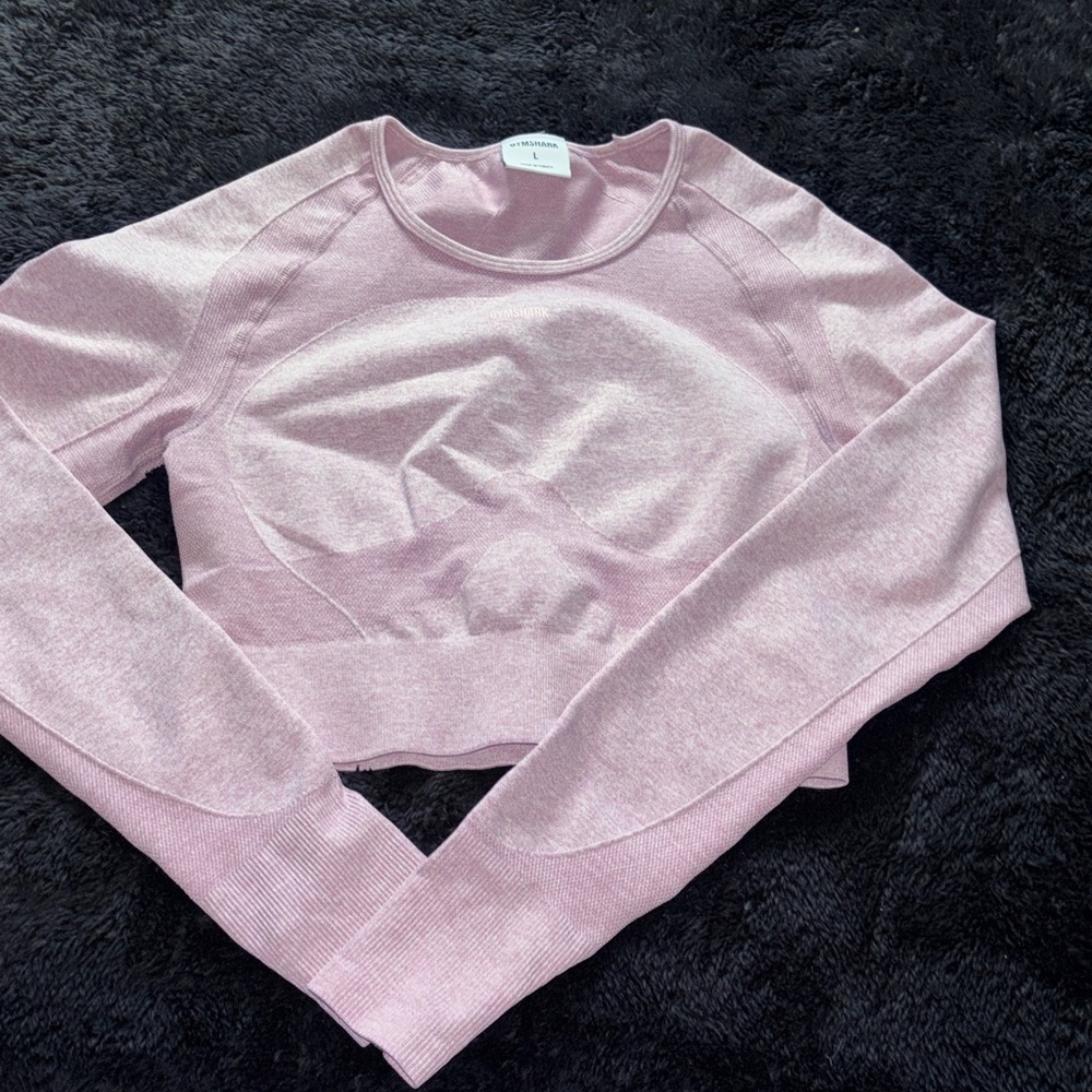 Light Pink Cropped GymShark Top